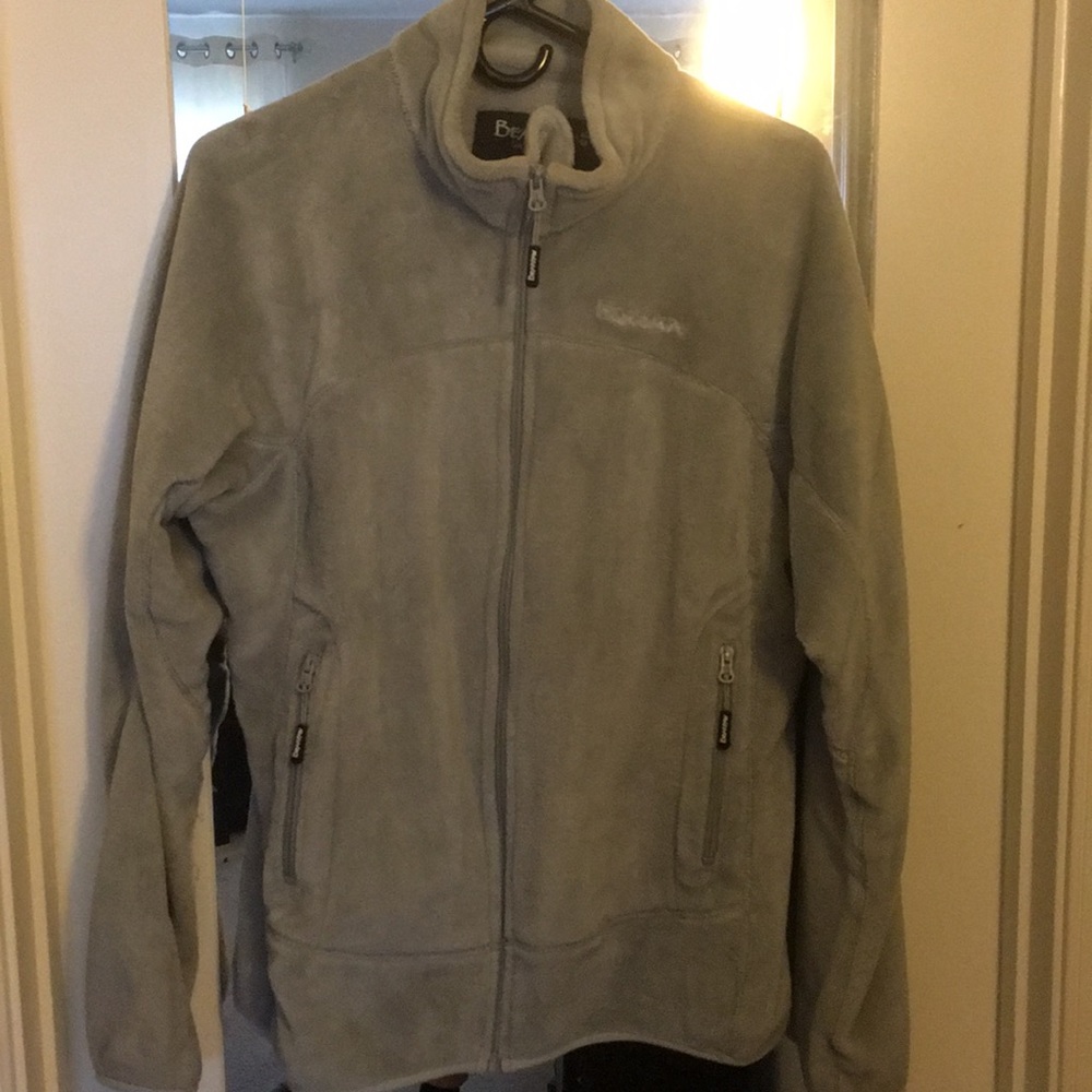 BearPaw fleece full zip silver